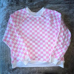 Checkered sweatshirt